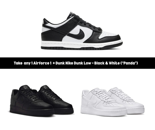⚡ Kick Combos – Air Force 1 + Panda Dunk Duo