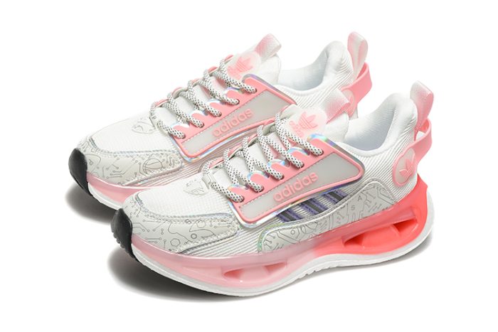 🌸 Adidas Marathon 9 Running Sneakers – White – Pinkrose