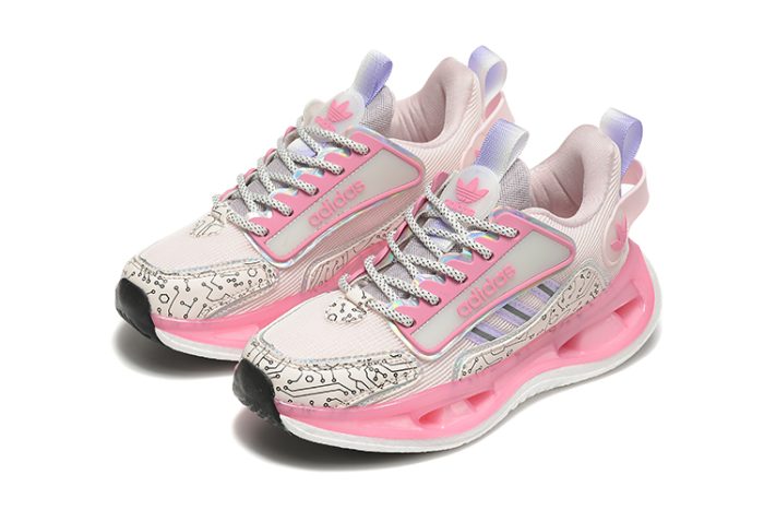🌸 Adidas Marathon 9 Running Sneakers – White & Rose Pink
