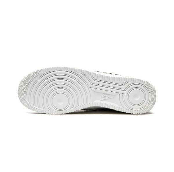 ✨ Nike Air Force 1 ’07 LV8 “Double Swoosh” – White/Black/Gold