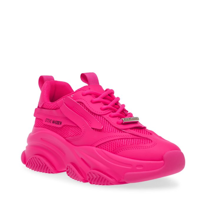 🌺 Steve Madden – Possession Sneaker – Bright Fuchsia
