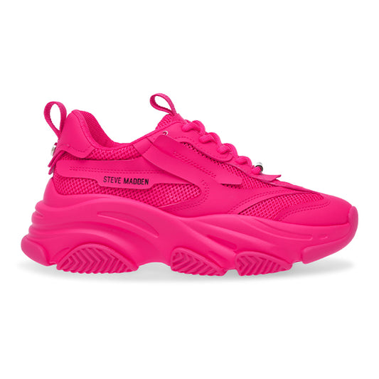 🌺 Steve Madden – Possession Sneaker – Bright Fuchsia