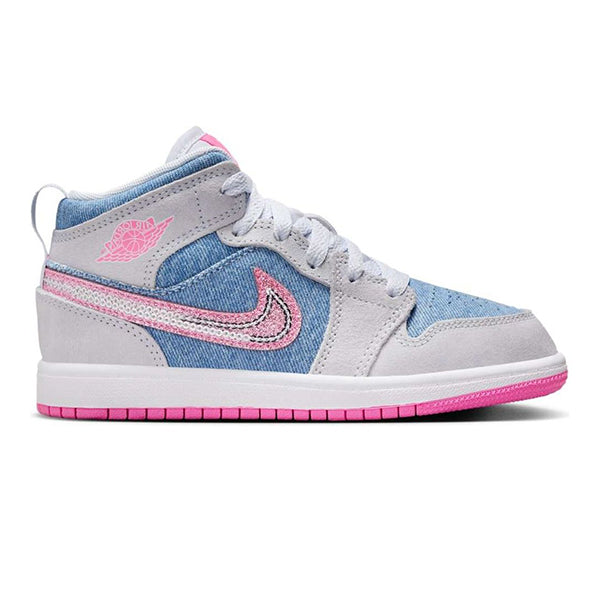Nike Air Jordan 1 Mid SE ‘Denim Sequin’ Women